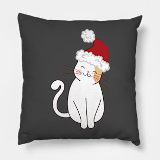 Cat santa Pillow