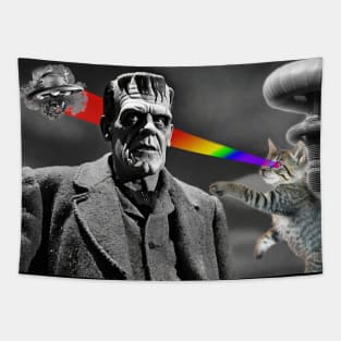 Space Cat and Frank Tapestry