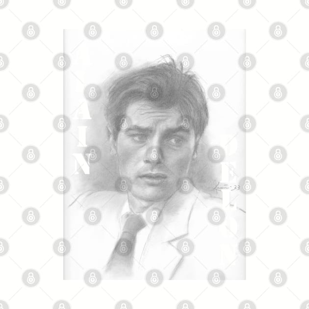 Alain Delon by jkarenart