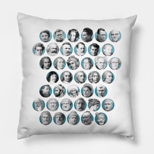 Some Dead Philosophers (Chronological) Pillow