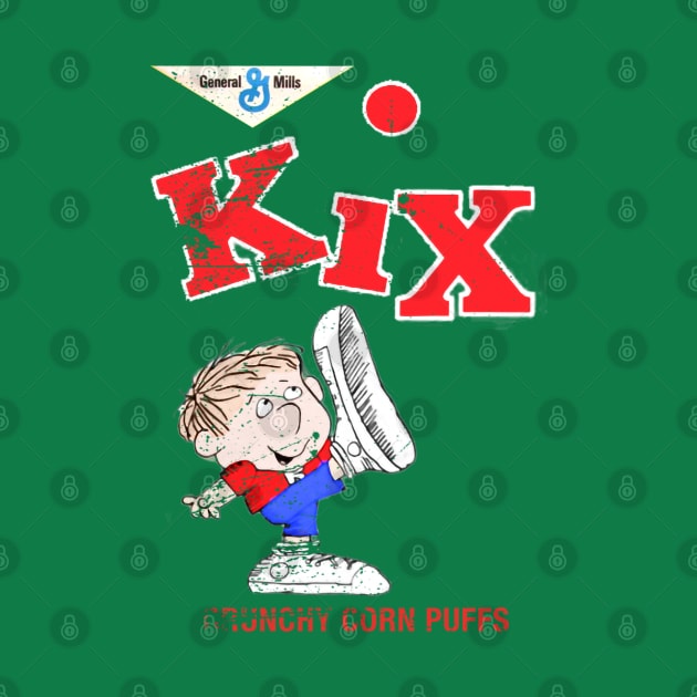 Distressed Vintage Style KiX - Kids love Kix for what Kix has got. Moms love Kix for what Kix has not by offsetvinylfilm