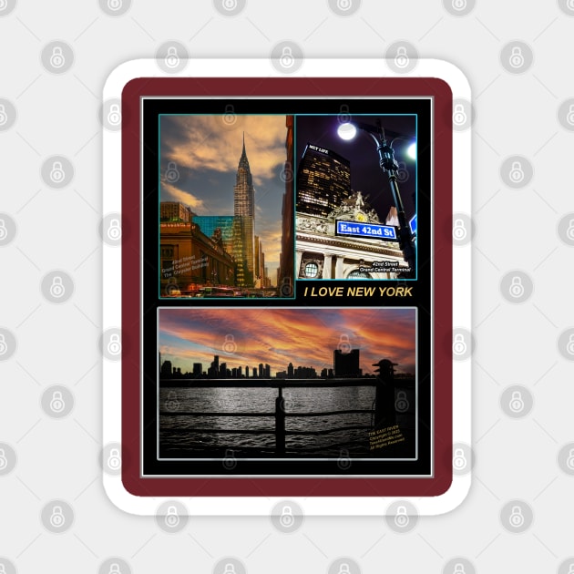 I LOVE NEW YORK _ORIGINAL PHOTOGRAPHS BY ERIK Magnet by Erik's Store