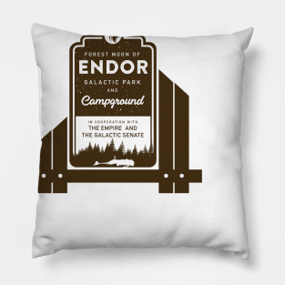 Endor Galactic Campground Pillow