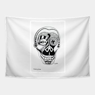 'Skull #1' Tapestry