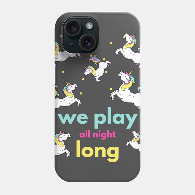 We play all night long - Norris Nuts Phone Case by Printorzo