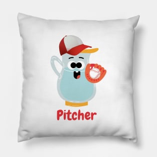 Baseball Pitcher Punny Joke | Baseball Gift Ideas | Softball Gift Ideas | Sports Enthusiast | Game Day Pillow