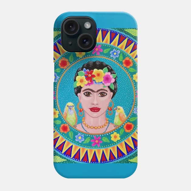 Fabulous Frida Mandala Phone Case by SoozieWray