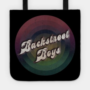 retro vintage circle Backstreet Boys Tote