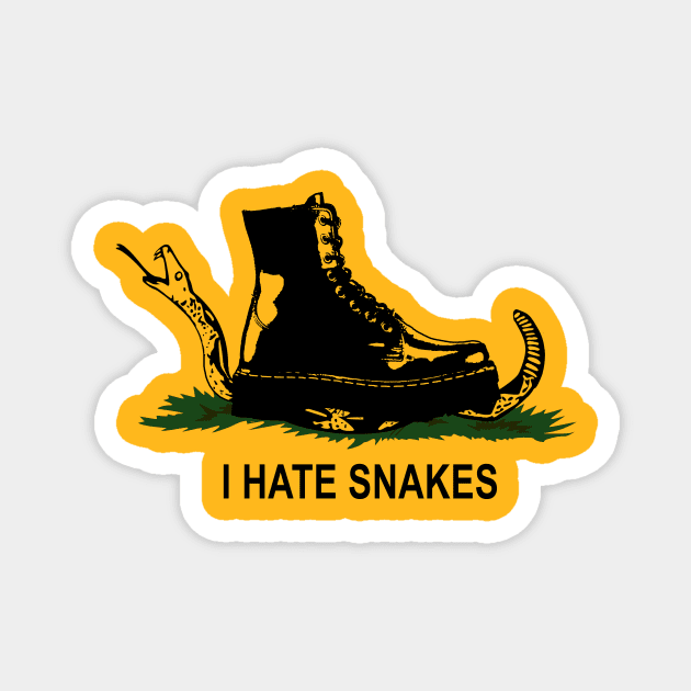 I Hate Snakes Magnet by kthorjensen