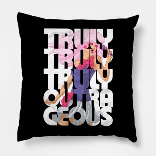 Jem Outrageous vintage Pillow