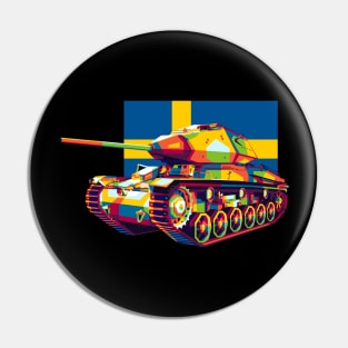 STRV 74 Medium Tank Pin