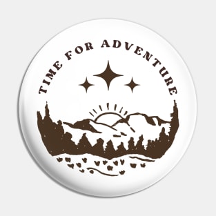 Unleash Wanderlust: Time for Adventure Pin