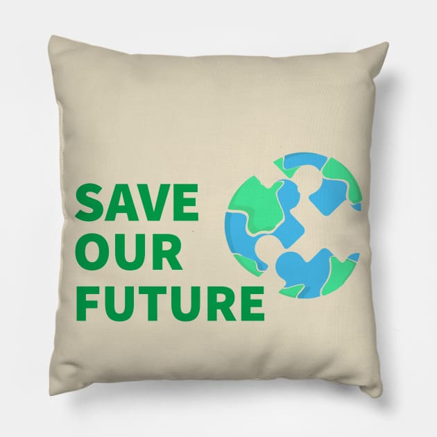 Save our Future Pillow by lonelyweeb