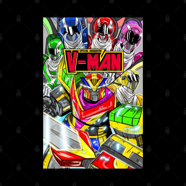 Combine ! Grand Victory Robo ! by Special Squadron V-Man