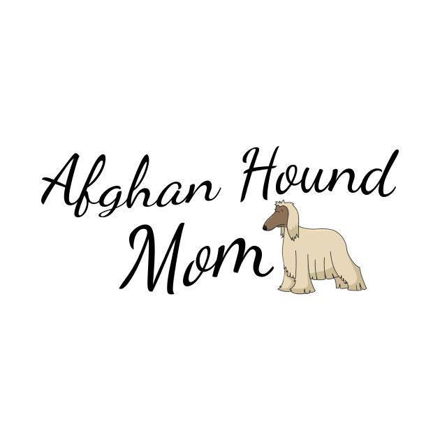 Afghan Hound Mom by tribbledesign