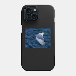 Snowy White Egret in Flight Phone Case