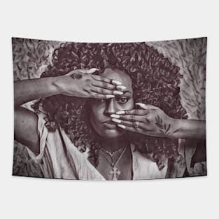 A Black Woman's Strength Tapestry