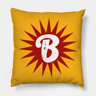 "B" This Is Letter B Capital First Letter In Your Name Pillow