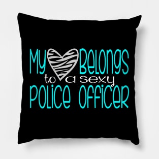 Police Officer's Wife Pillow