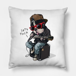 Rockin' Pup: Musical Marvel Pillow