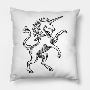 Unicorn Vintage Shirt Funny Magic T-Shirt Old Style Pillow