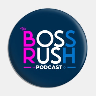 The Boss Rush Podcast Logo (Trans Support) Pin