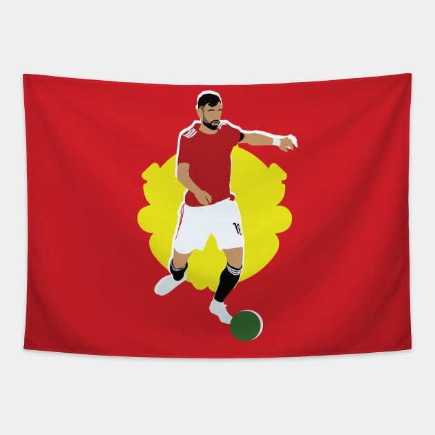 Bruno Fernandes Man. United Tapestry by Jackshun