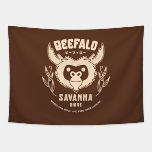 Savanna Beefalo Emblem Tapestry