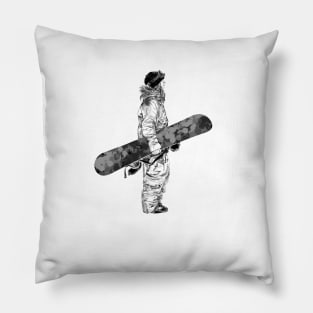 Snowboarder Pillow