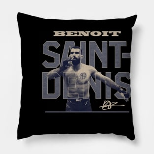 Benoit Saint-Denis Retro Bitmap Pillow