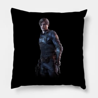 Resdent Evil 2 - leon v3 Pillow