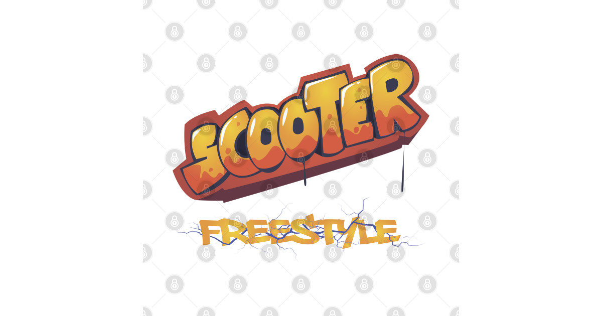 Scooter freestyle tag Stunt Scooter TShirt Bébé TeePublic FR