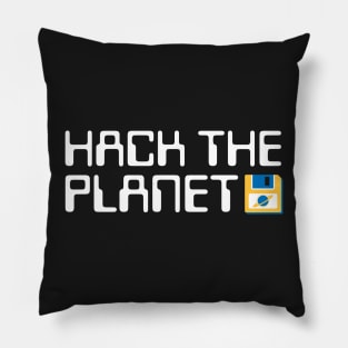 Hack The Planet - Varsity Pillow