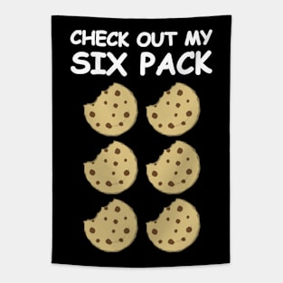 Check Out My Six Pack - Cookies Tapestry