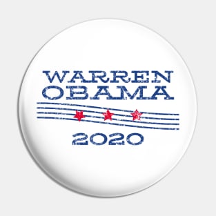 Elizabeth Warren 2020 with Barack Obama? Dare to Dream Pin