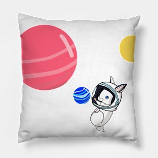 baby grows Astronaut bunny in Space Pillow