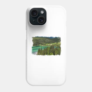 Emerald Lake - Klondike highway Phone Case