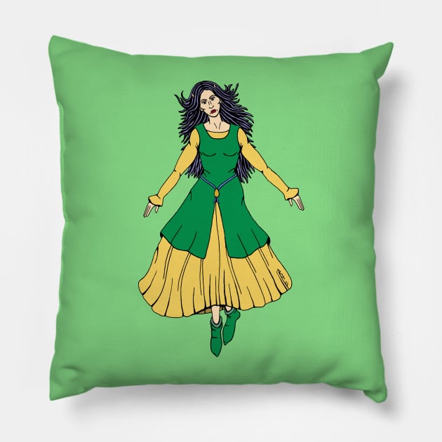 Fairy Mistress Leanan Sidhe Pillow by AzureLionProductions