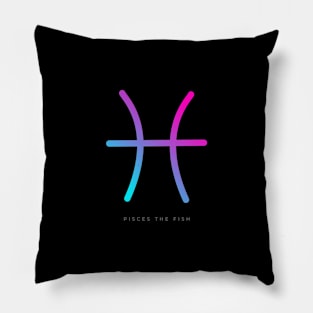 Gradient Pisces Zodiac Pillow