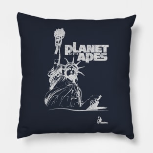 Retro Planet Of The Apes Pillow