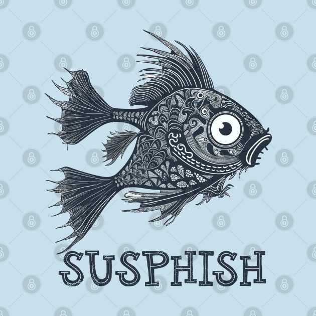 Susphish Funny Fish by DanielLiamGill