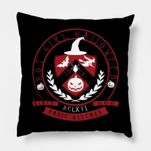 hot girl halloween emo Pillow