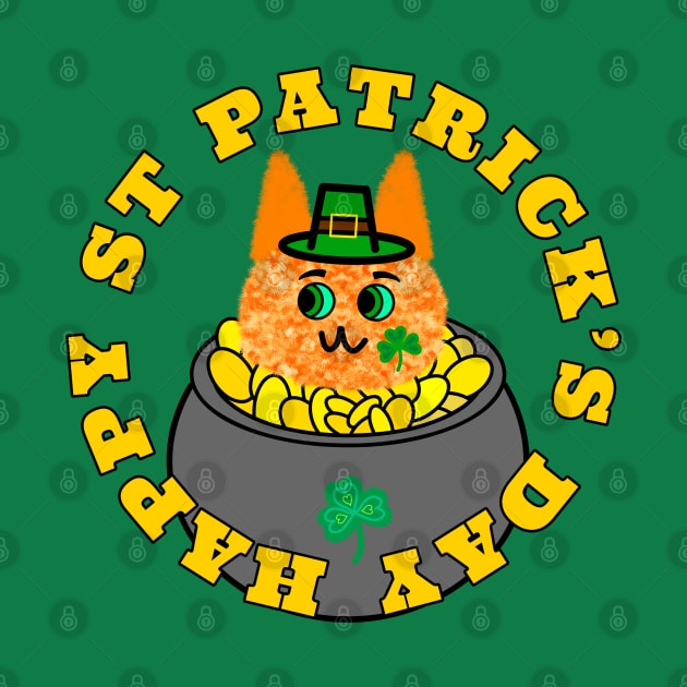 St Patrick’s Lucky Leprechaun Cat by chowlet