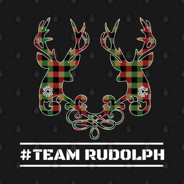 Christmas Team Rudolph by Merch Manias