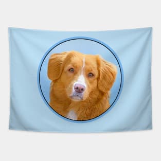 Nova Scotia Duck Tolling Retriever Dog Painting Tapestry