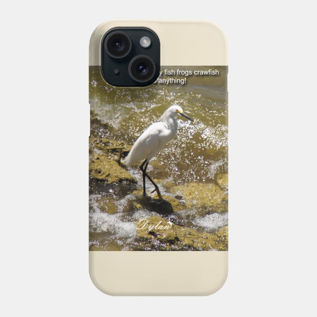 Egret Phone Case by DylanArtNPhoto