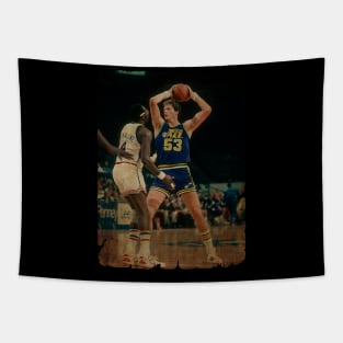 Mark Eaton vs Moses Malone Tapestry