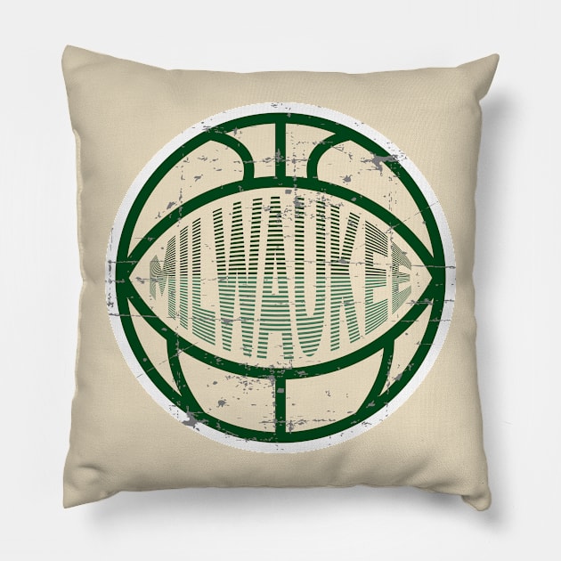 Milwaukee Basketball 2 Pillow by HooPet