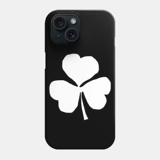 St Patricks Day Shamrock White Phone Case