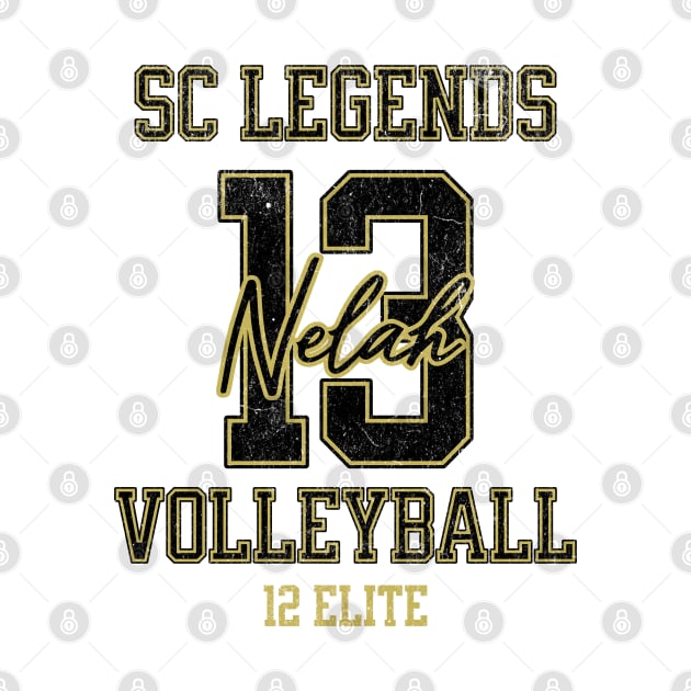 Nelah #13 SC Legends (12 Elite) - White by SC Legends Merch